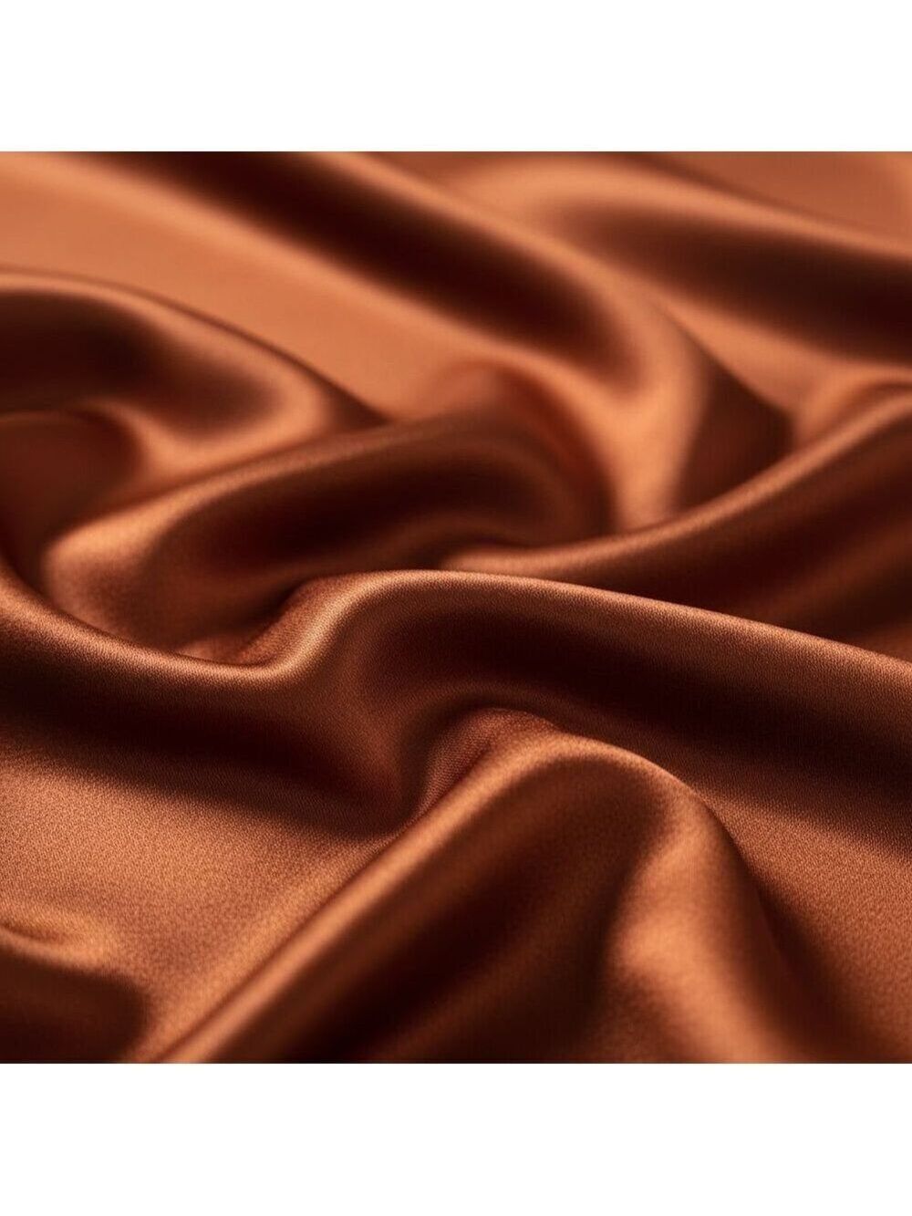 Rust Wild Rag Scarf 35x35 Satin Western Cowgirl Cowboy Bandana - Picture 2 of 10